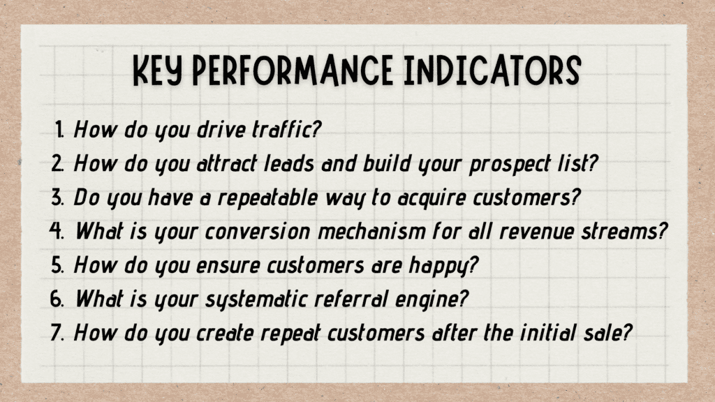 Exit Planning - Key Performance Indicators