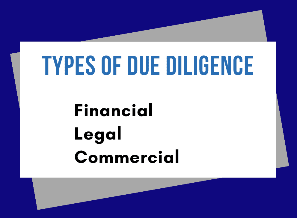 Work through Due Diligence