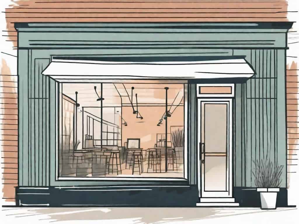 A neglected storefront transforming into a thriving business