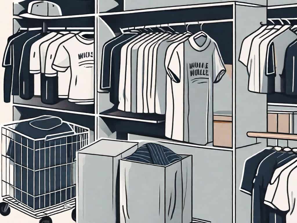 A variety of apparel items such as t-shirts