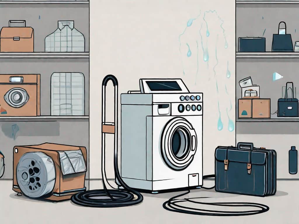 A pressure washing machine with a 'for sale' tag attached to it