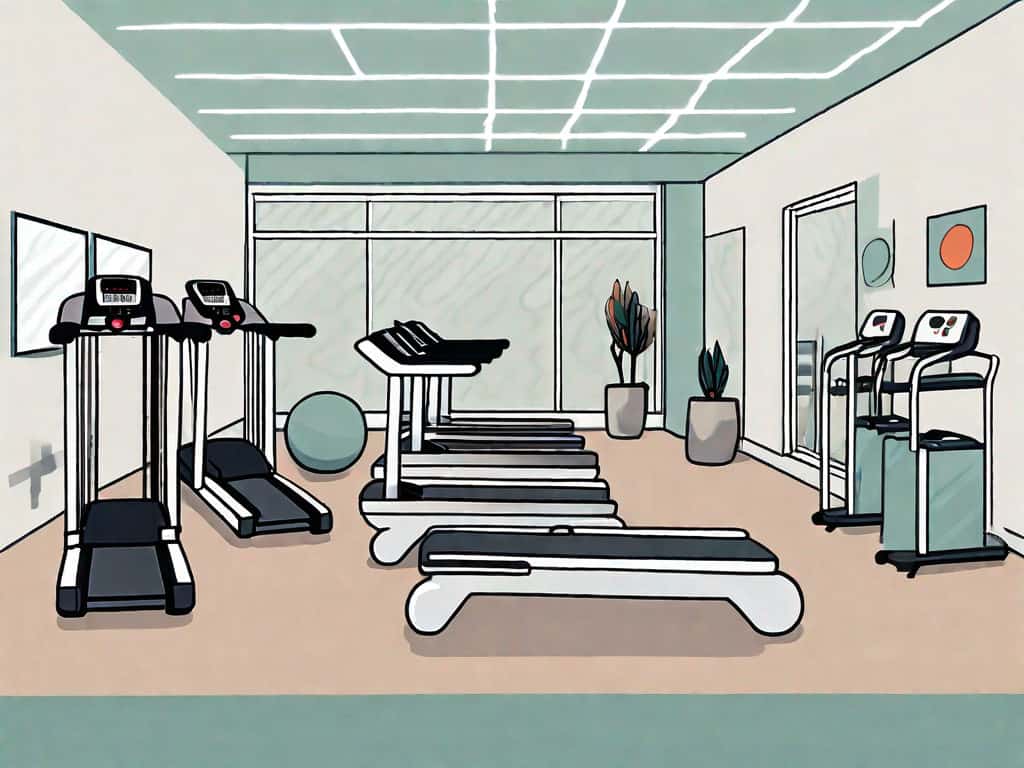 A physical therapy center with a visible interior