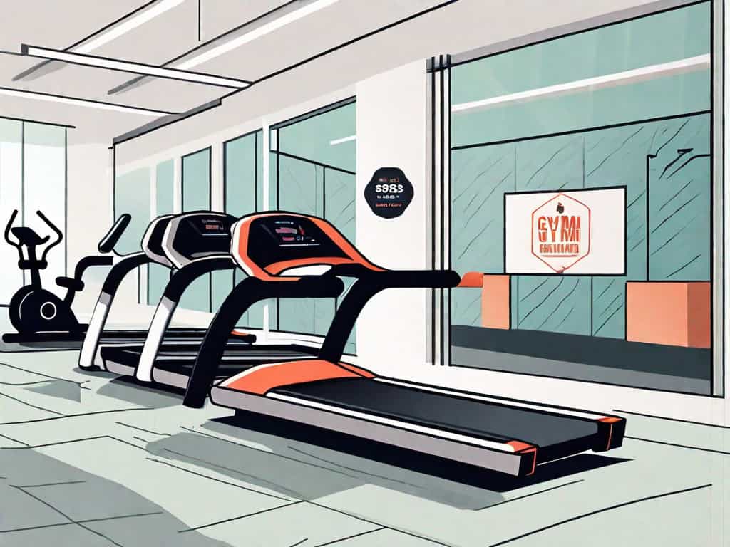 A gym facility with various equipment like treadmills