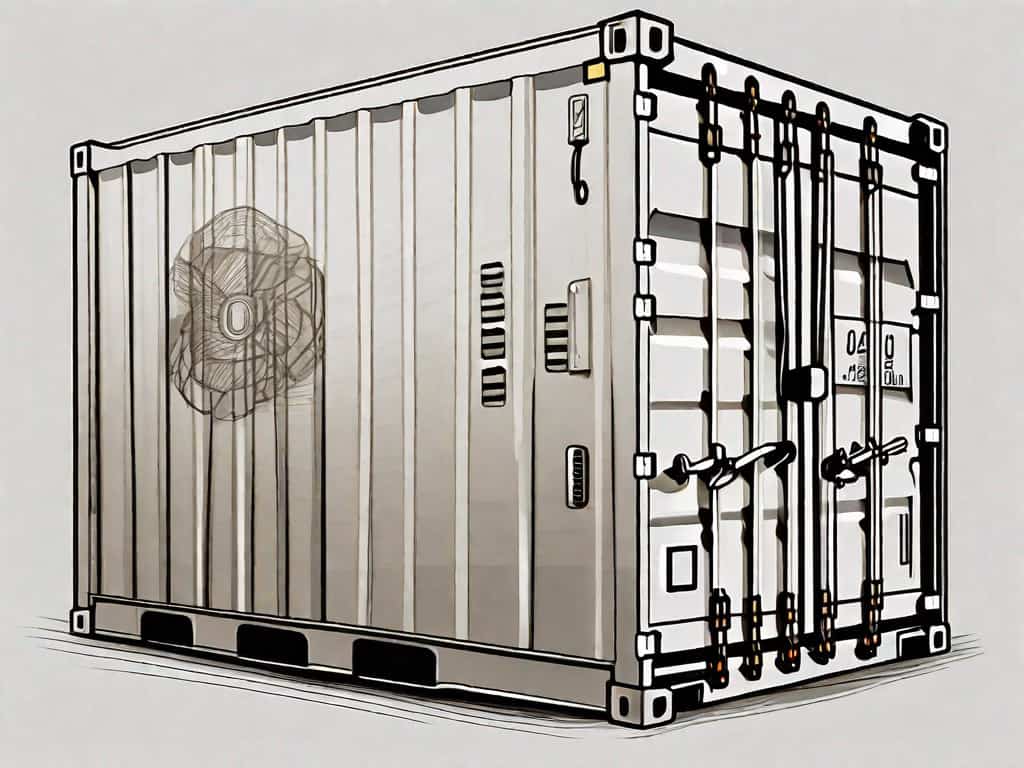 A shipping container being purchased