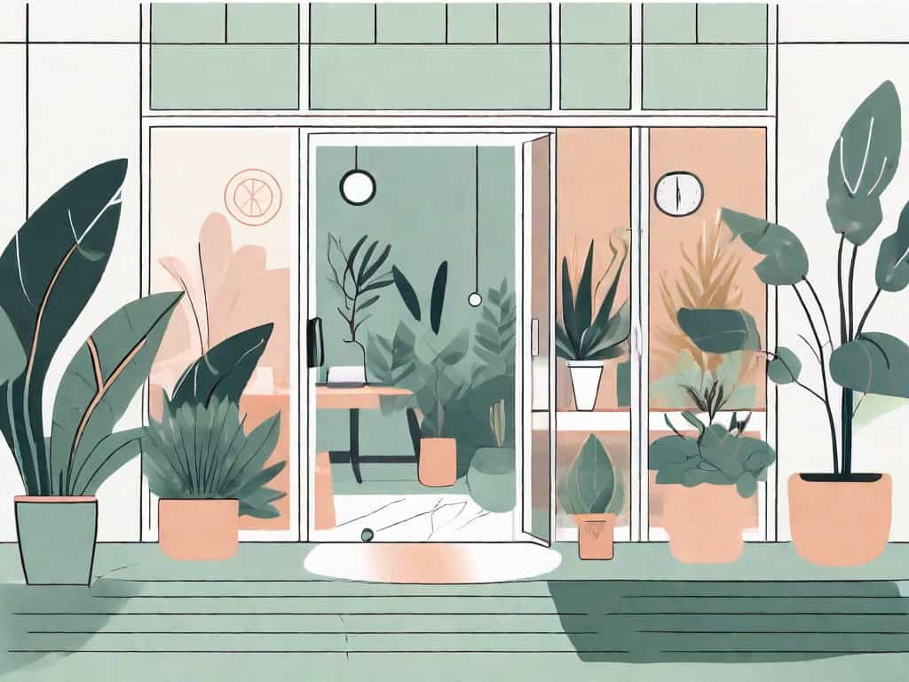A wellness clinic with a sold sign in front