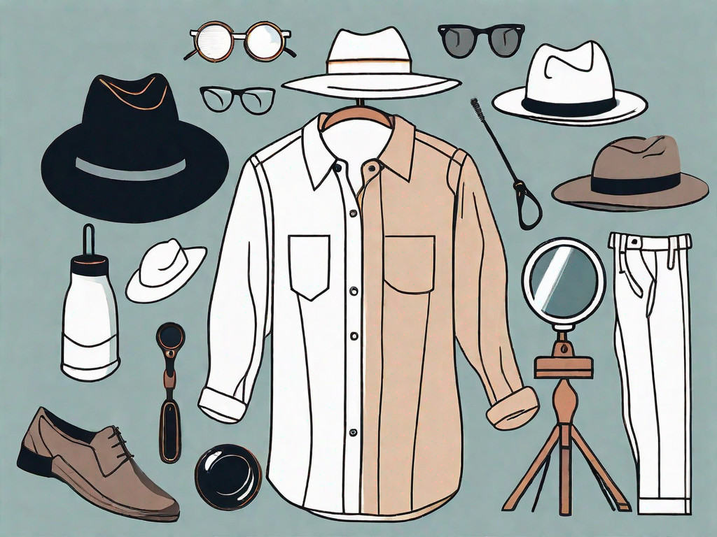 A collection of diverse apparel items like shirts