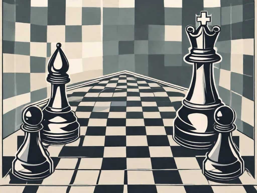 Two chess pieces