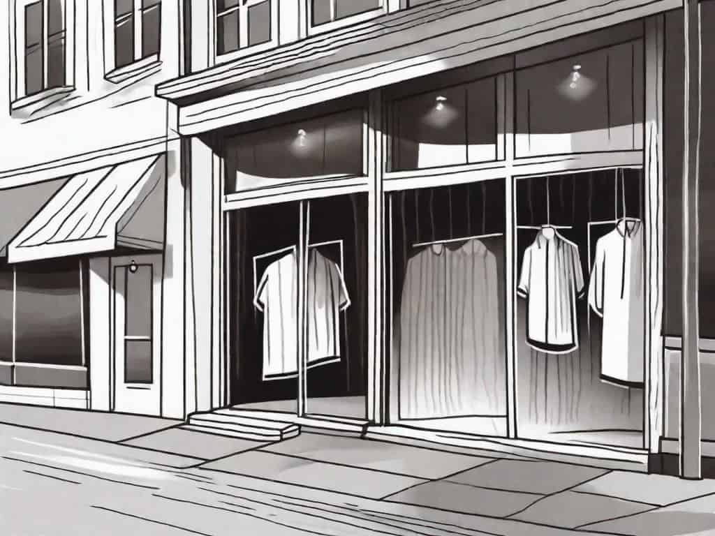 Two contrasting storefronts