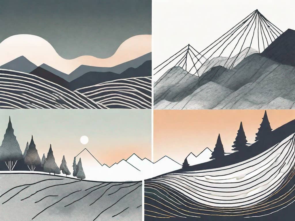 Two contrasting landscapes
