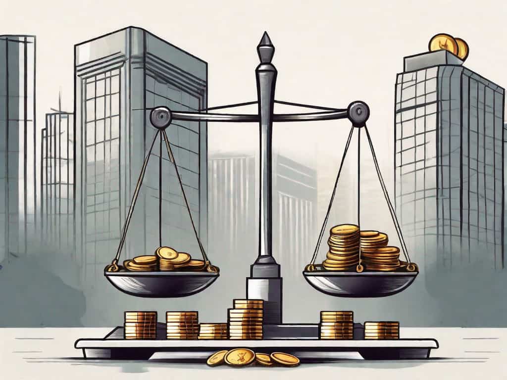 A traditional balance scale