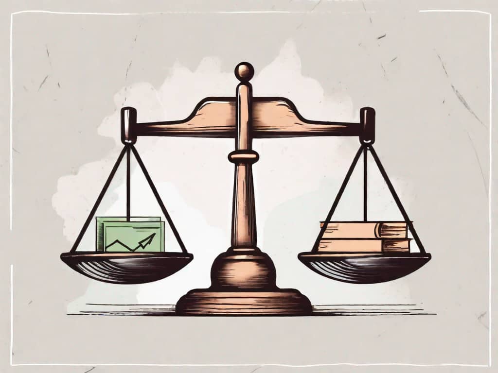 A symbolic balance scale