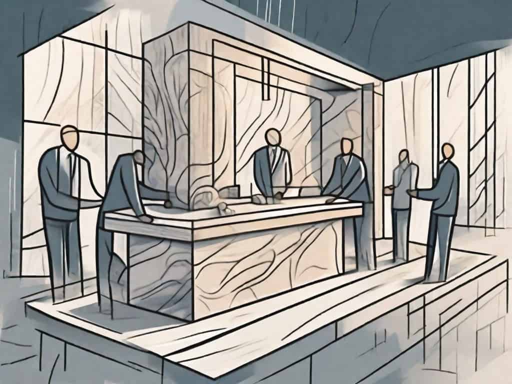 A business establishment being carved out