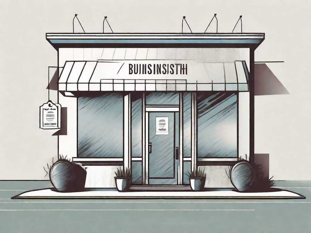 A business establishment with a large