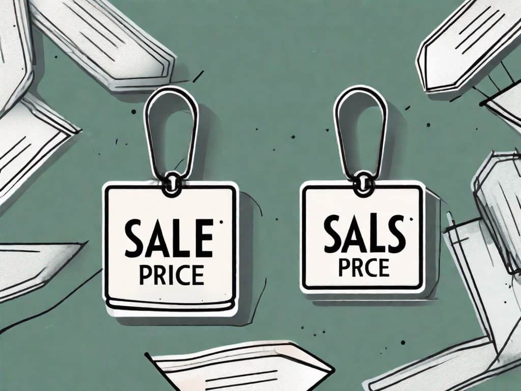 Two price tags