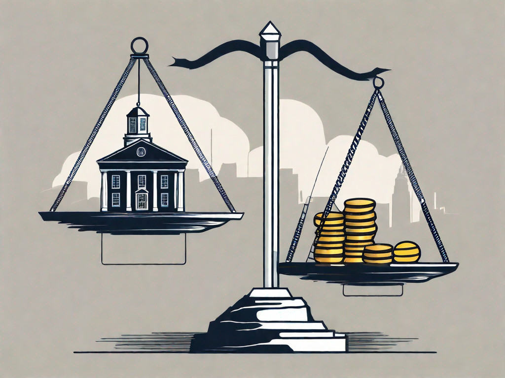 A symbolic balance scale