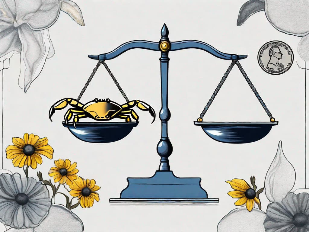 A symbolic balance scale