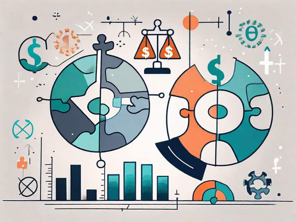 Two companies represented as puzzle pieces fitting together